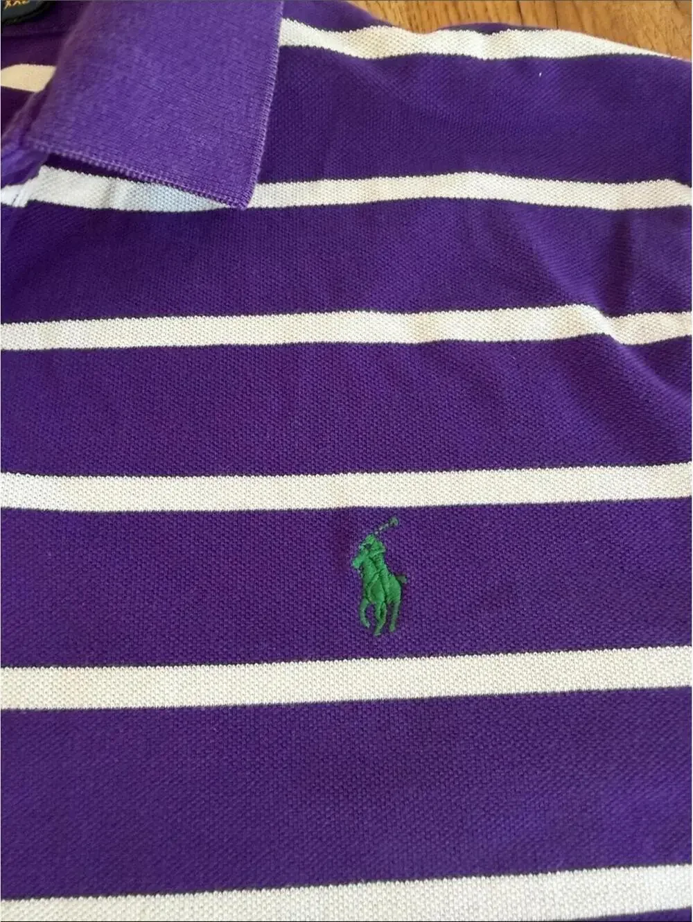 Polo Ralph Lauren Purple Stripe Polo XXL